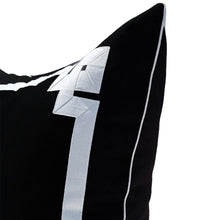 Load image into Gallery viewer, Black White Greek Key Pillow Cover