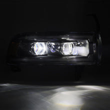 Load image into Gallery viewer, AlphaRex 94-01 RAM 1500 LUXX LED Proj Headlights Blk w/Activ Light/Seq Signal/SB DRL