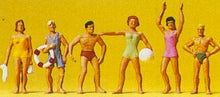 Load image into Gallery viewer, Preiser 10070 HO Scale Recreation &amp; Sports -- Standing Swimmers pkg(6)