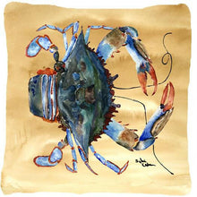 Load image into Gallery viewer, Crab Decorative   Canvas Fabric Pillow