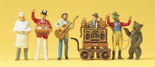 Load image into Gallery viewer, Preiser 24653 HO Scale Fair Musicians/Vendors pkg(6)
