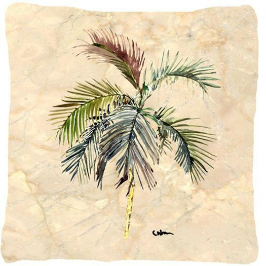 Tree - Palm Tree Decorative   Canvas Fabric Pillow