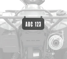 Load image into Gallery viewer, QuadBoss, QuadBoss ATV License Plate Kit - Black for Powersports Vehicles