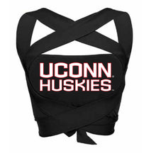 Load image into Gallery viewer, UConn Black Multi Way Bandeau Top