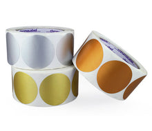 Load image into Gallery viewer, 2&quot; Permanent Round Color-Code Dot Kit (Metallic): 1,500/ Kit
