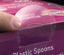 Load image into Gallery viewer, 2&quot; Crystal Clear Wafer Seals: 500/Roll