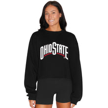 Load image into Gallery viewer, Ohio State OSU Buckeyes Black Crewneck