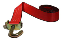 Load image into Gallery viewer, 2&quot; x 10 Ft Wheel Strap w/ Rubber Cleats &amp; Swivel J Hook