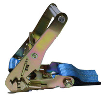 Load image into Gallery viewer, 2" x 8 Ft Axle Wrap Auto Tie Down Ratchet Strap w/ Snap Hooks, BLUE  | 4 PACK