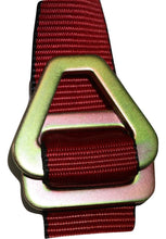 Load image into Gallery viewer, 2" x 8 Ft Axle Wrap Auto Tie Down Ratchet Strap w/ Snap Hooks | RED