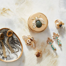 Load image into Gallery viewer, Starburst earrings, turquoise