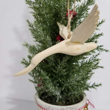 Load image into Gallery viewer, Wooden Flying Heron ornament