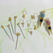 Load image into Gallery viewer, Pineapple wine stopper, rose