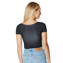 Load image into Gallery viewer, Georgetown Black Babydoll Tee