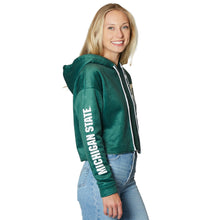 Load image into Gallery viewer, Michigan State Varsity Furry Hoodie
