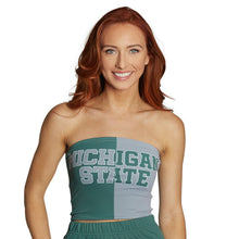 Load image into Gallery viewer, Michigan State Two Tone Tube Top