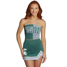 Load image into Gallery viewer, Michigan State Two Tone Tube Top