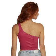 Load image into Gallery viewer, Virginia Tech Maroon One Shoulder Top