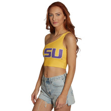 Load image into Gallery viewer, LSU Yellow One Shoulder Top