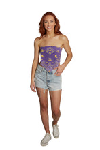 Load image into Gallery viewer, LSU Bandana Top