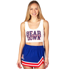 Load image into Gallery viewer, University of Arizona Bear Down Crop Tank Top