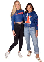 Load image into Gallery viewer, Illinois Fighting Illini Varsity Furry Hoodie