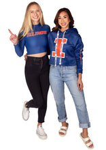 Load image into Gallery viewer, Illinois Fighting Illini Varsity Furry Hoodie