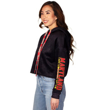 Load image into Gallery viewer, Maryland Terps Black Varsity Furry Hoodie