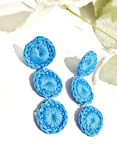 Load image into Gallery viewer, Triple Circle Drop Earrings