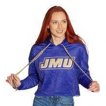Load image into Gallery viewer, JMU Varsity Furry Hoodie