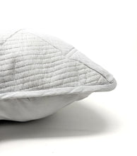 Load image into Gallery viewer, Tache Cotton Light Grey Silver Soothing Pastel Diamond Pillow Sham (JHW-862)