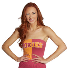 Load image into Gallery viewer, Virginia Tech Hokies Two Tone Tube Top