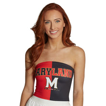 Load image into Gallery viewer, Maryland Terps Two Tone Tube Top