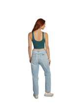 Load image into Gallery viewer, Michigan State Green Crop Tank Top