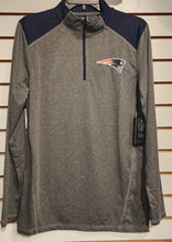 Load image into Gallery viewer, New England Patriots Lightweight Zip Long Sleeve Shirt