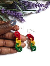 Load image into Gallery viewer, Juneteenth Earrings Linked