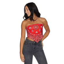 Load image into Gallery viewer, Ohio State OSU Buckeyes Bandana Top