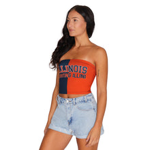 Load image into Gallery viewer, Illinois Fighting Illini Two Tone Tube Top