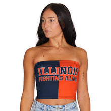 Load image into Gallery viewer, Illinois Fighting Illini Two Tone Tube Top