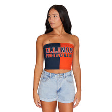 Load image into Gallery viewer, Illinois Fighting Illini Two Tone Tube Top
