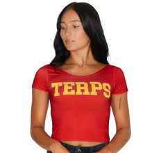 Load image into Gallery viewer, Maryland Terps Red Babydoll Tee