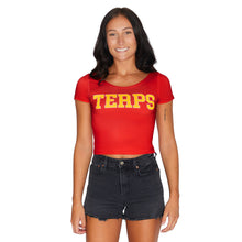 Load image into Gallery viewer, Maryland Terps Red Babydoll Tee