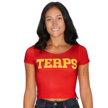 Load image into Gallery viewer, Maryland Terps Red Babydoll Tee