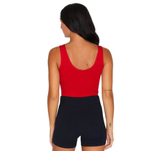 Load image into Gallery viewer, Ohio State OSU Buckeyes Red Crop Tank Top