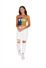 Load image into Gallery viewer, FIU Panthers Two Tone Tube Top