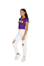 Load image into Gallery viewer, LSU Purple Babydoll Tee
