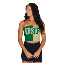 Load image into Gallery viewer, USF Two Tone Tube Top