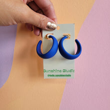 Load image into Gallery viewer, Colorful Matte Hoops