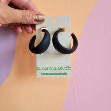 Load image into Gallery viewer, Colorful Matte Hoops