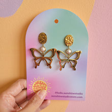 Load image into Gallery viewer, Large Titanium Butterflies